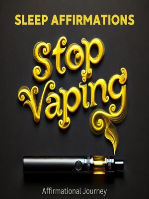 cover image of Stop Vaping Sleep Affirmations